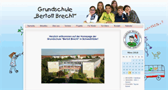 Desktop Screenshot of brecht-schule.de