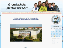 Tablet Screenshot of brecht-schule.de